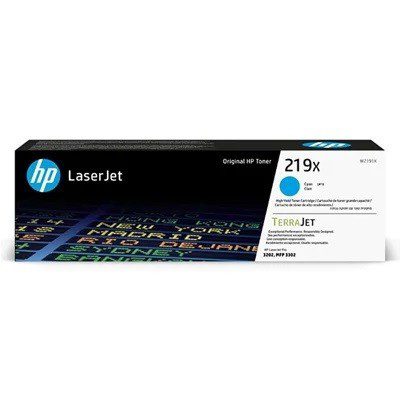 HP No.219X (W2191X) originaaltooner tsüaan