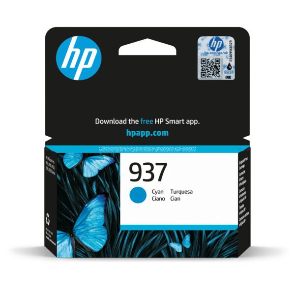 HP Ink No.937 (4S6W2NE) originaaltindikassett tsüaan